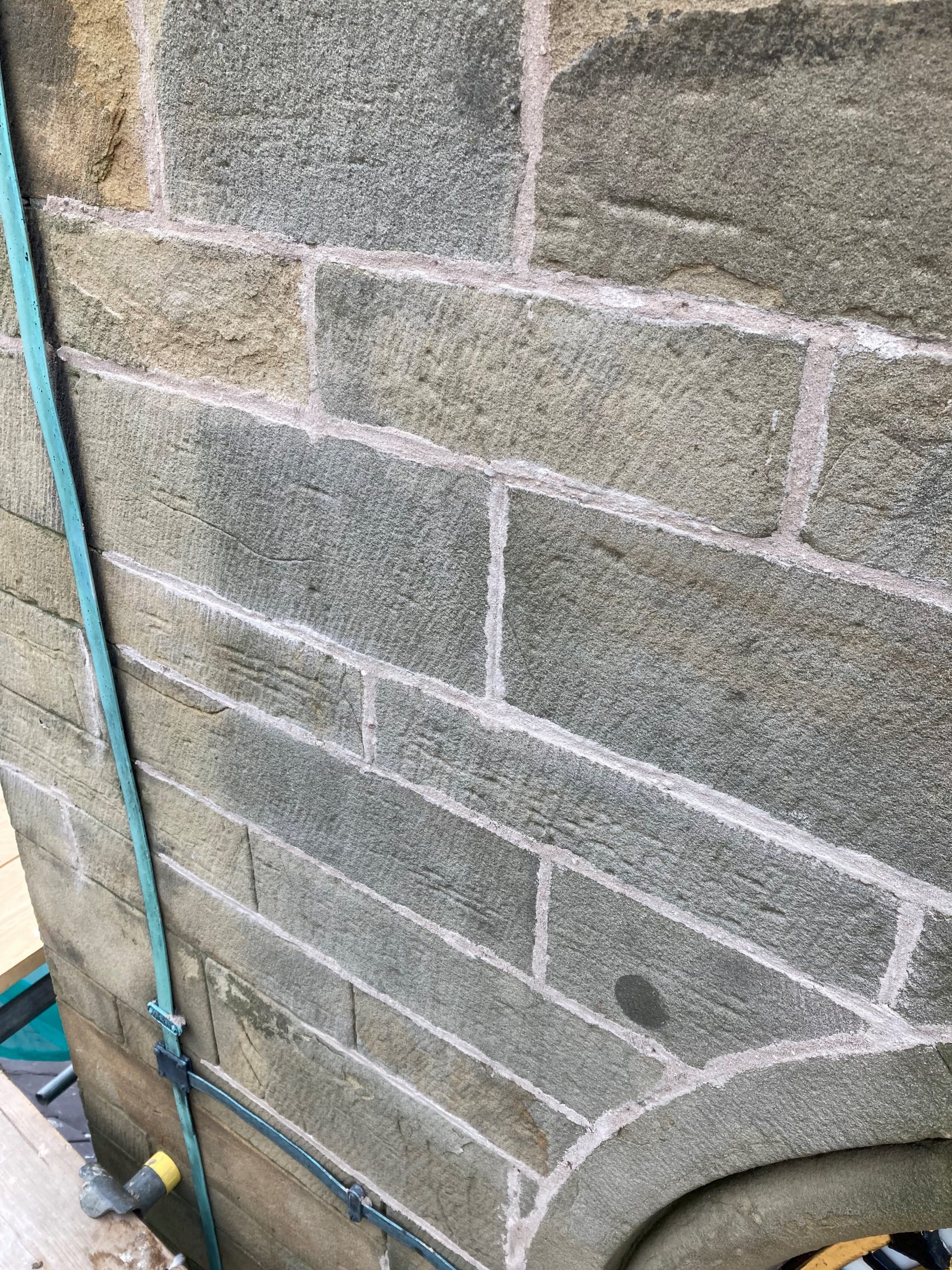 Re-pointing work